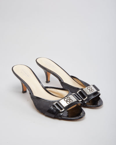 Coach Black Mules - UK 5.5