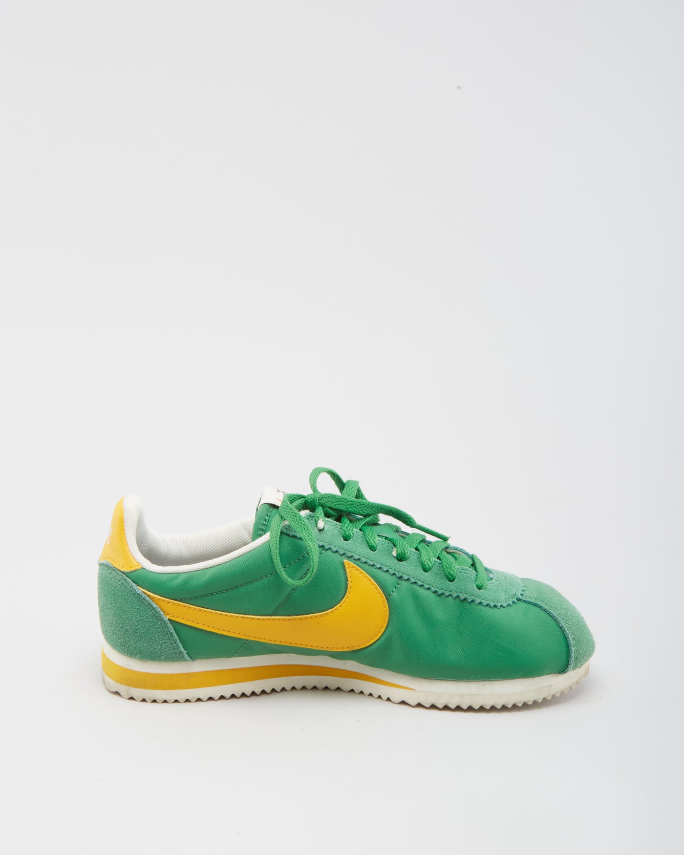 Nike Cortez XLV Green / Yellow Trainers - UK6