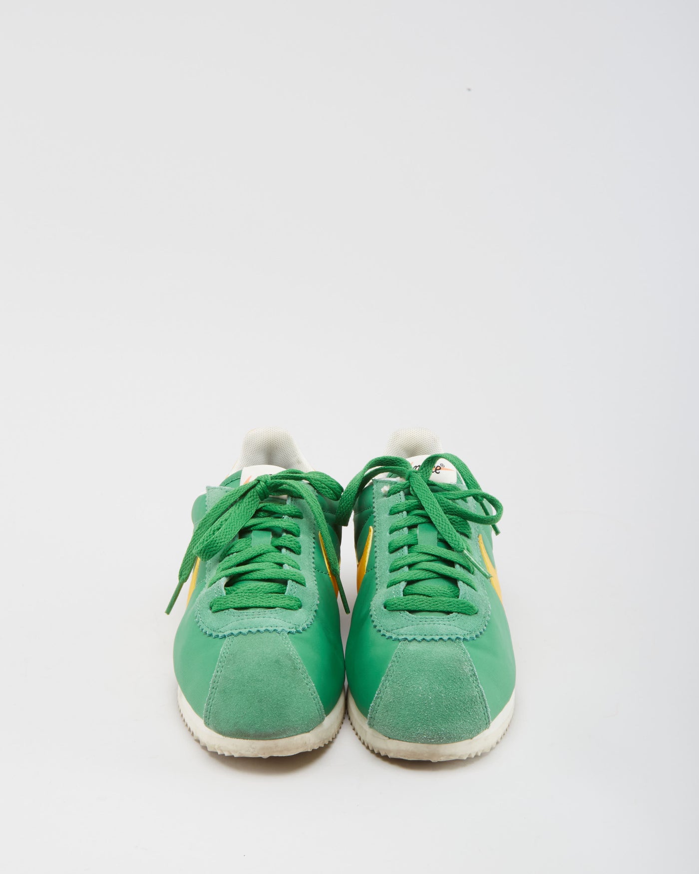 Nike Cortez XLV Green / Yellow Trainers - UK6