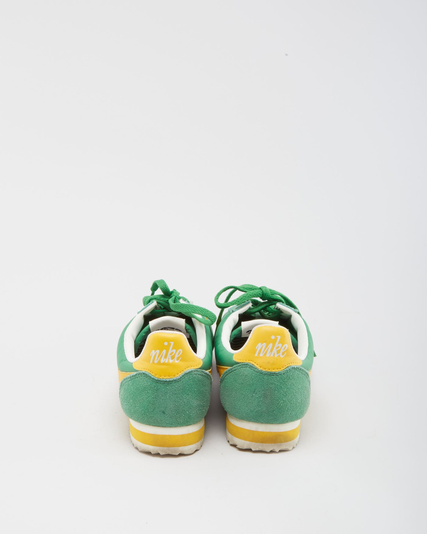 Nike Cortez XLV Green / Yellow Trainers - UK6