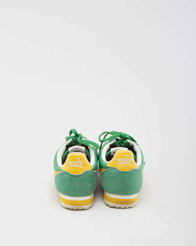 Nike Cortez XLV Green / Yellow Trainers - UK6
