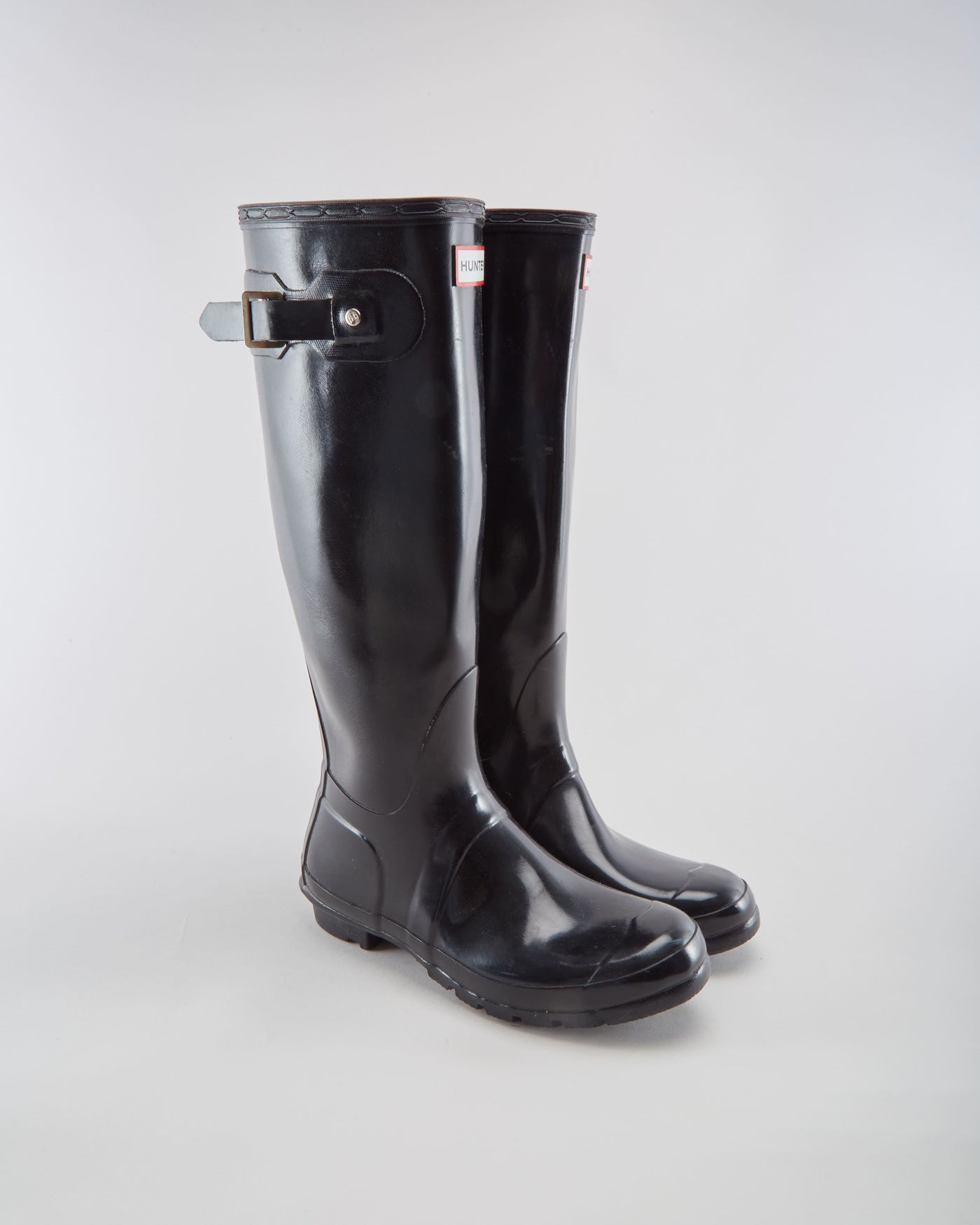 Hunter Black Boots - Womens UK 6