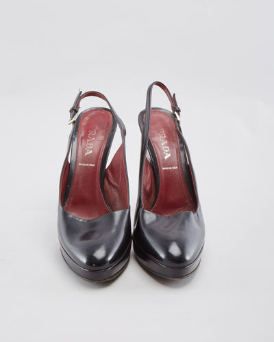 Prada Black Heels - Womens UK 4