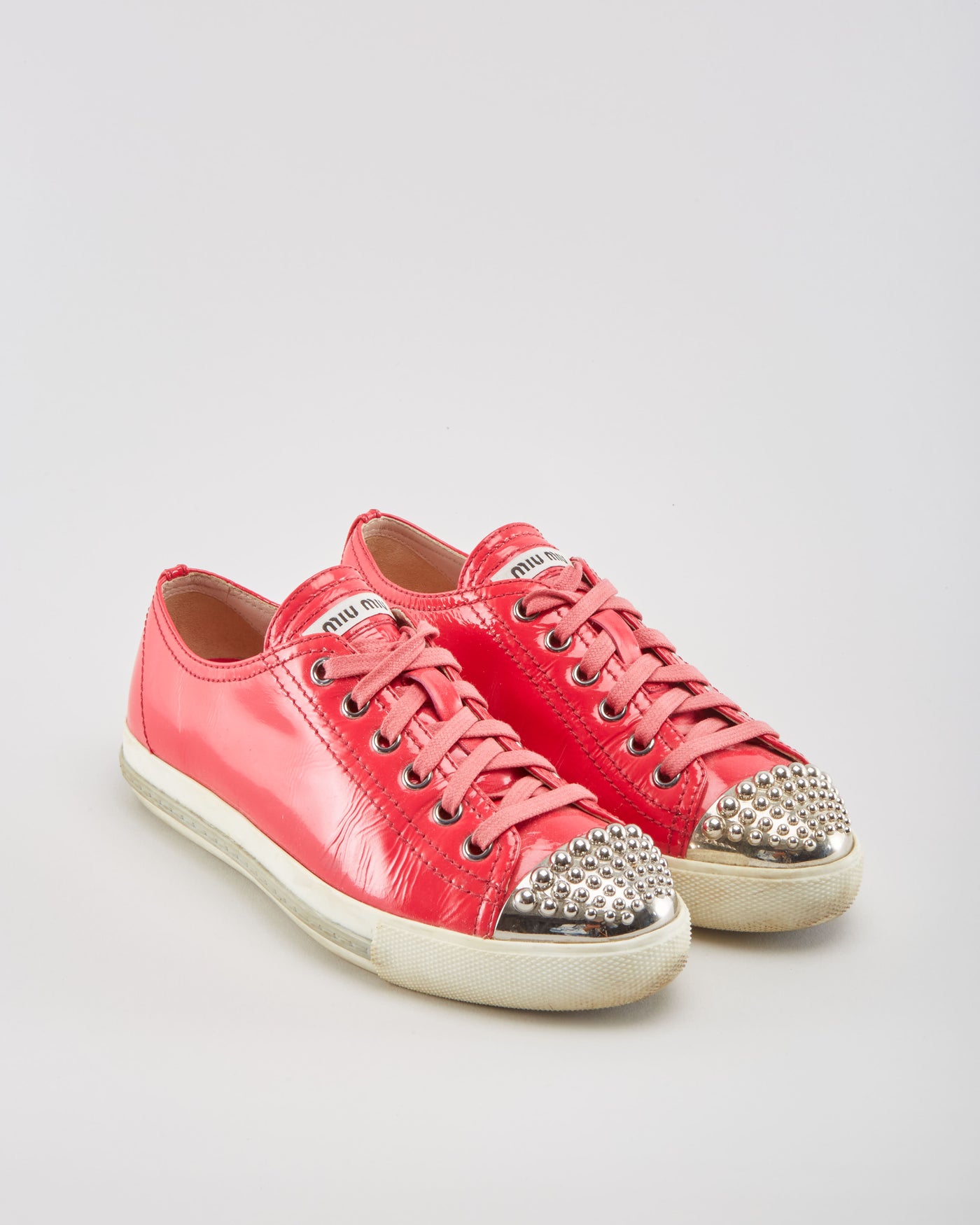 Miu Miu Pink Trainers - Womens UK 3