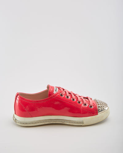 Miu Miu Pink Trainers - Womens UK 3