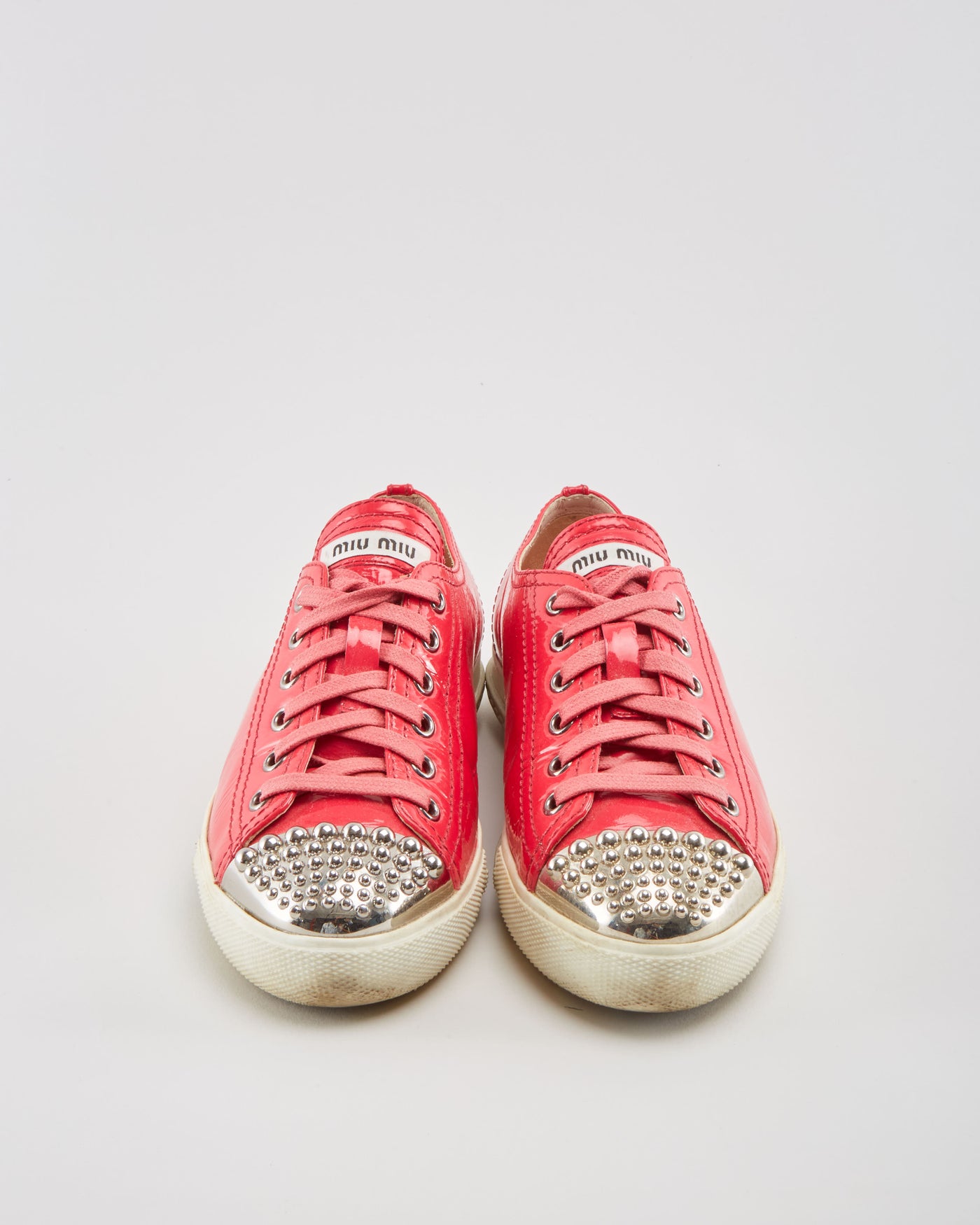 Miu Miu Pink Trainers - Womens UK 3