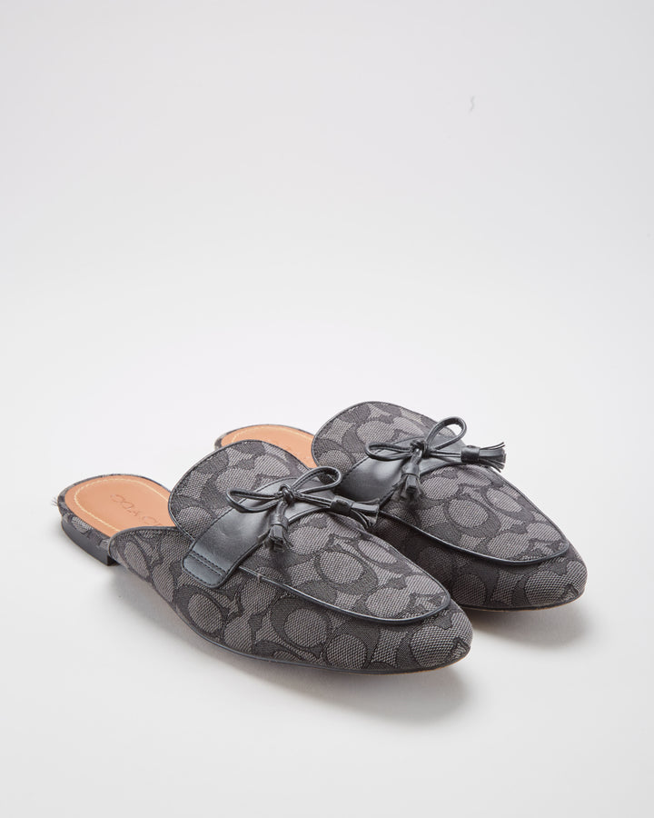Coach Black Mule - Womens UK 7.5