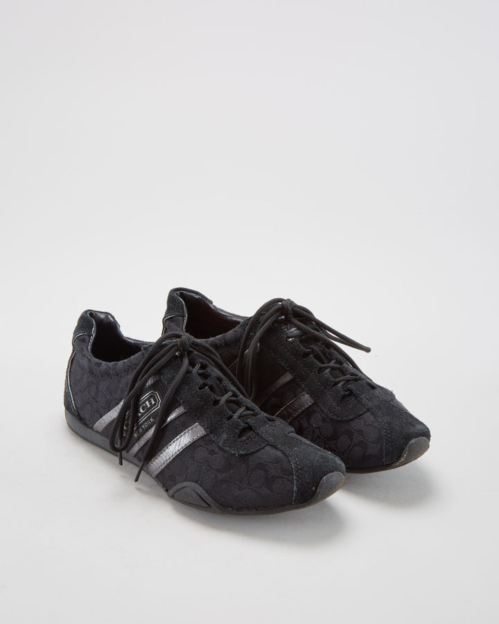 Coach Remonna Black Trainers - Womens UK 8