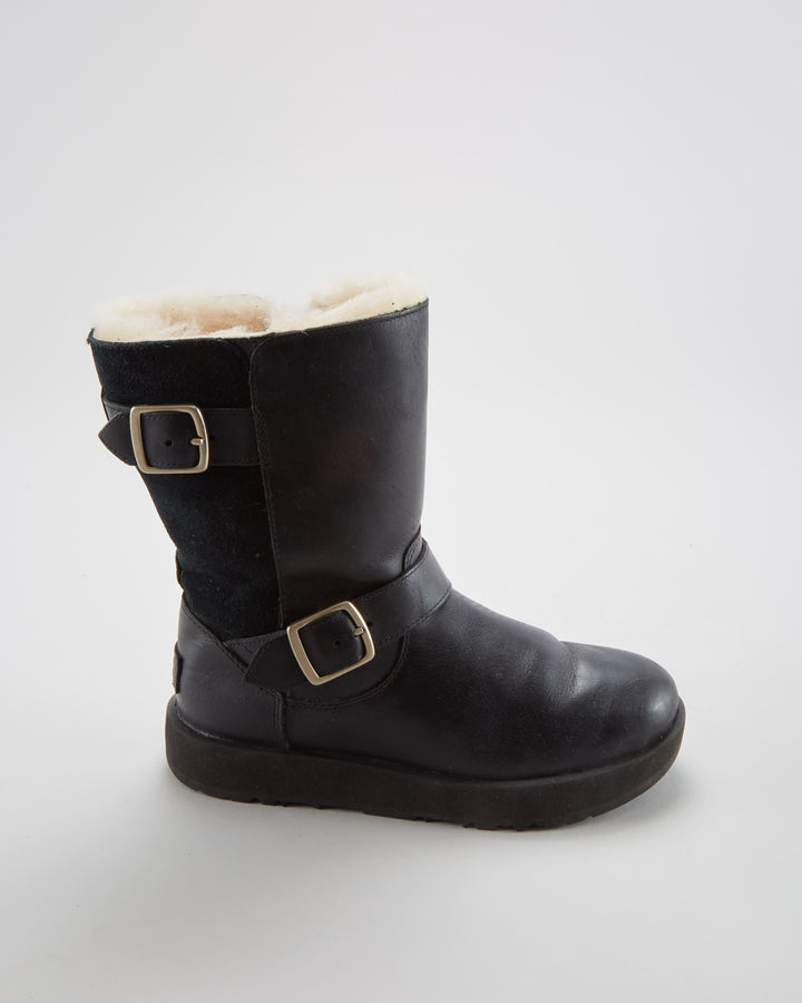 Ugg Australia Waterproof Black Boots - Womens UK 4.5