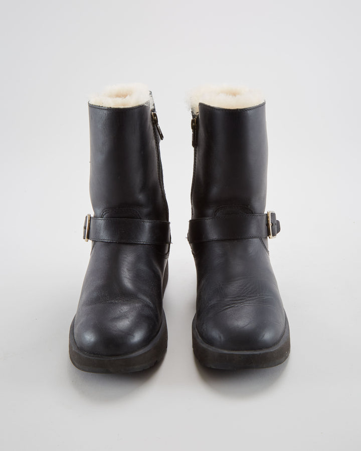 Ugg Australia Waterproof Black Boots - Womens UK 4.5