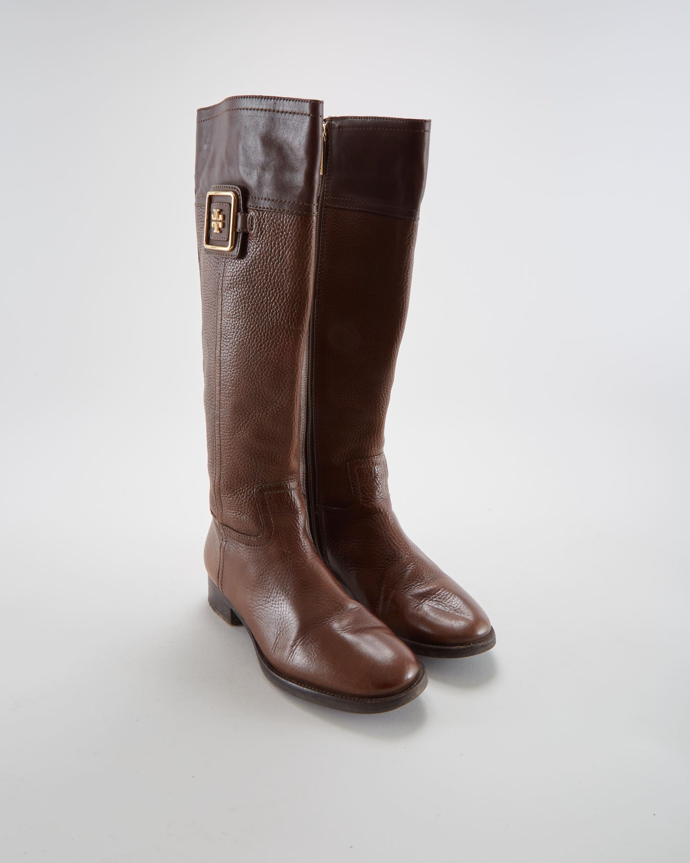 Tory Burch Brown Leather Boots - Womens UK 6