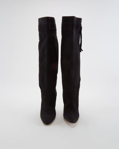 Manolo Blahnik Black Boots - Womens UK 4