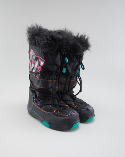 DC Shoe Co Black Snow Boots - Womens UK 5