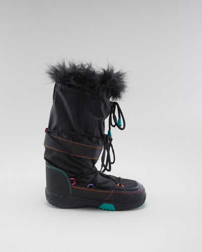 DC Shoe Co Black Snow Boots - Womens UK 5