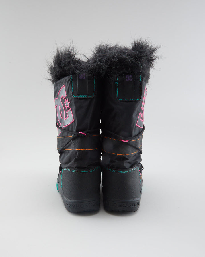 DC Shoe Co Black Snow Boots - Womens UK 5