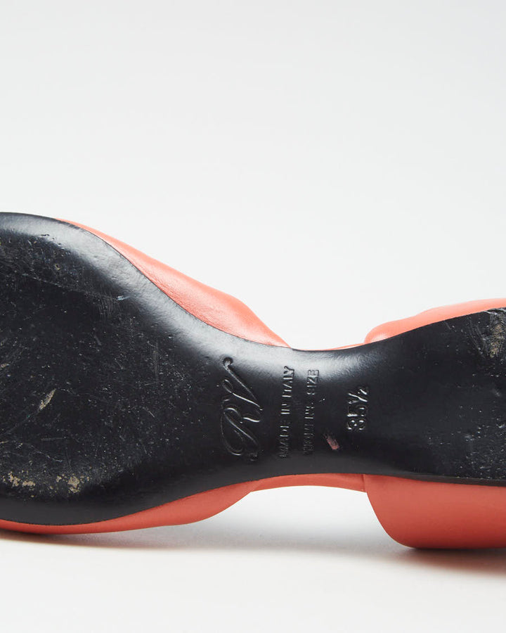 Roger Vivier Pink Leather Ballet Flats - EUR 35.5