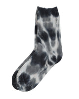 TIE DYE SOCKS - BLACK &amp; WHITE
