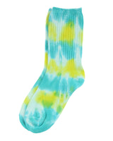 TIE DYE SOCKS - YELLOW &amp; BLUE