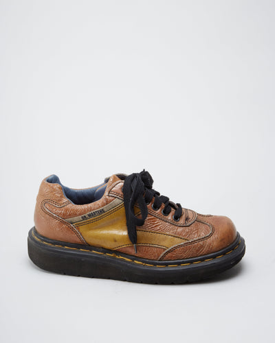 Dr. Martens brown Platform 6 eye shoes - UK 5
