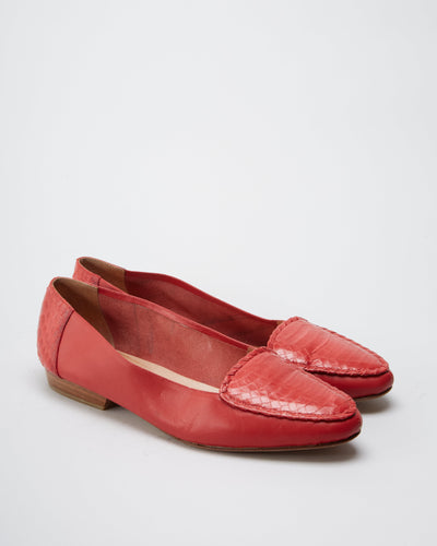 Nordstrom Red Leather Pumps - UK 6.5