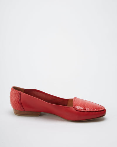 Nordstrom Red Leather Pumps - UK 6.5
