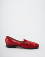 Bally Red Loafer Shoes - UK 6