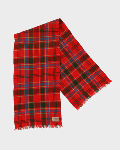 1940s Regal Aire Scotland Plaid Wool Scarf
