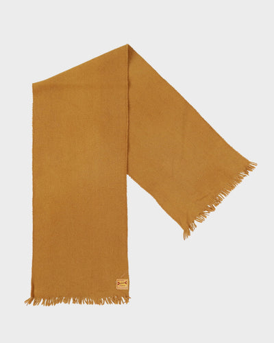1940s Duggie Super Brown Wool Scarf