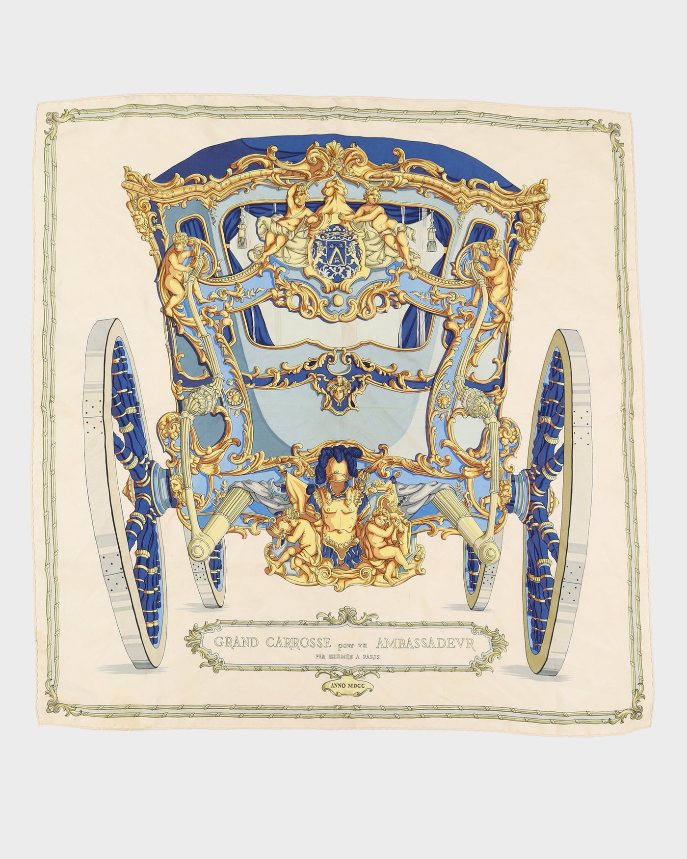 Vintage 60s Grand Carrosse Pour Un Ambassadeur Hermes Scar By Lise Coutin