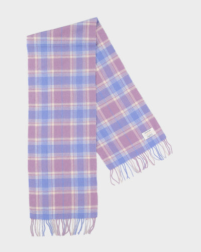 Edinburgh Lilac Checked Scarf