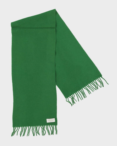 Benetton Green Wool Scarf