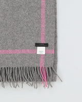 J Crew Grey Cashmere Fringed Scarf