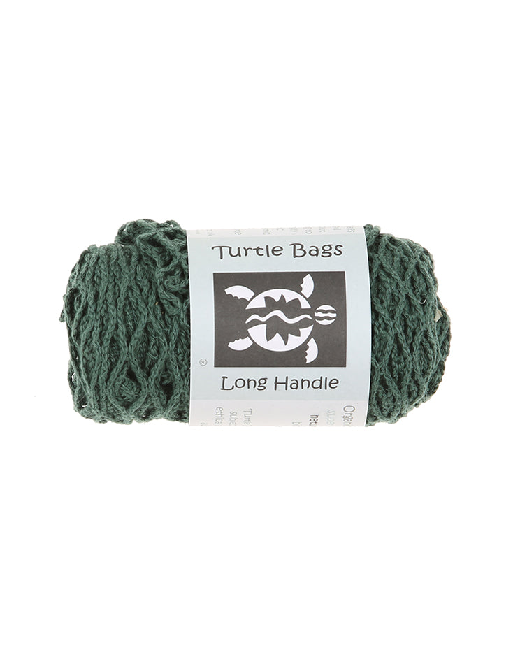 Turtle Bags Organic Cotton Green Shopper - Long Handle