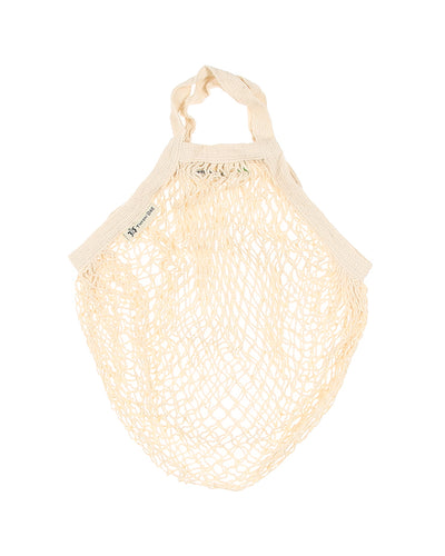 Turtle Bags Organic Cream Cotton Shopper - Short Handle