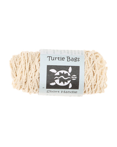Turtle Bags Organic Cream Cotton Shopper - Short Handle