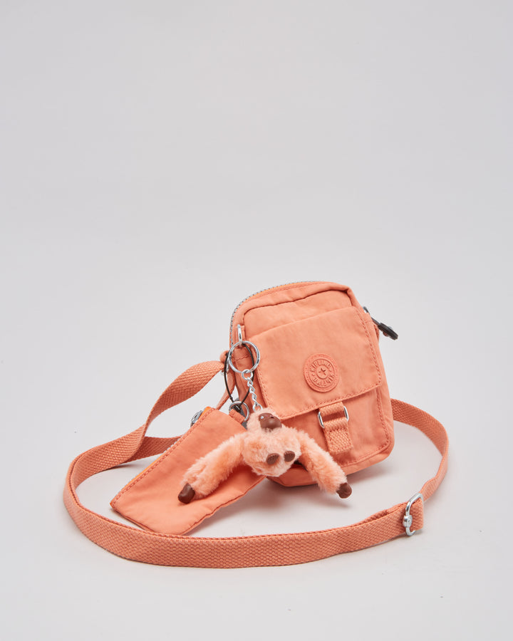Kipling Orange Peach Shoulder Bag