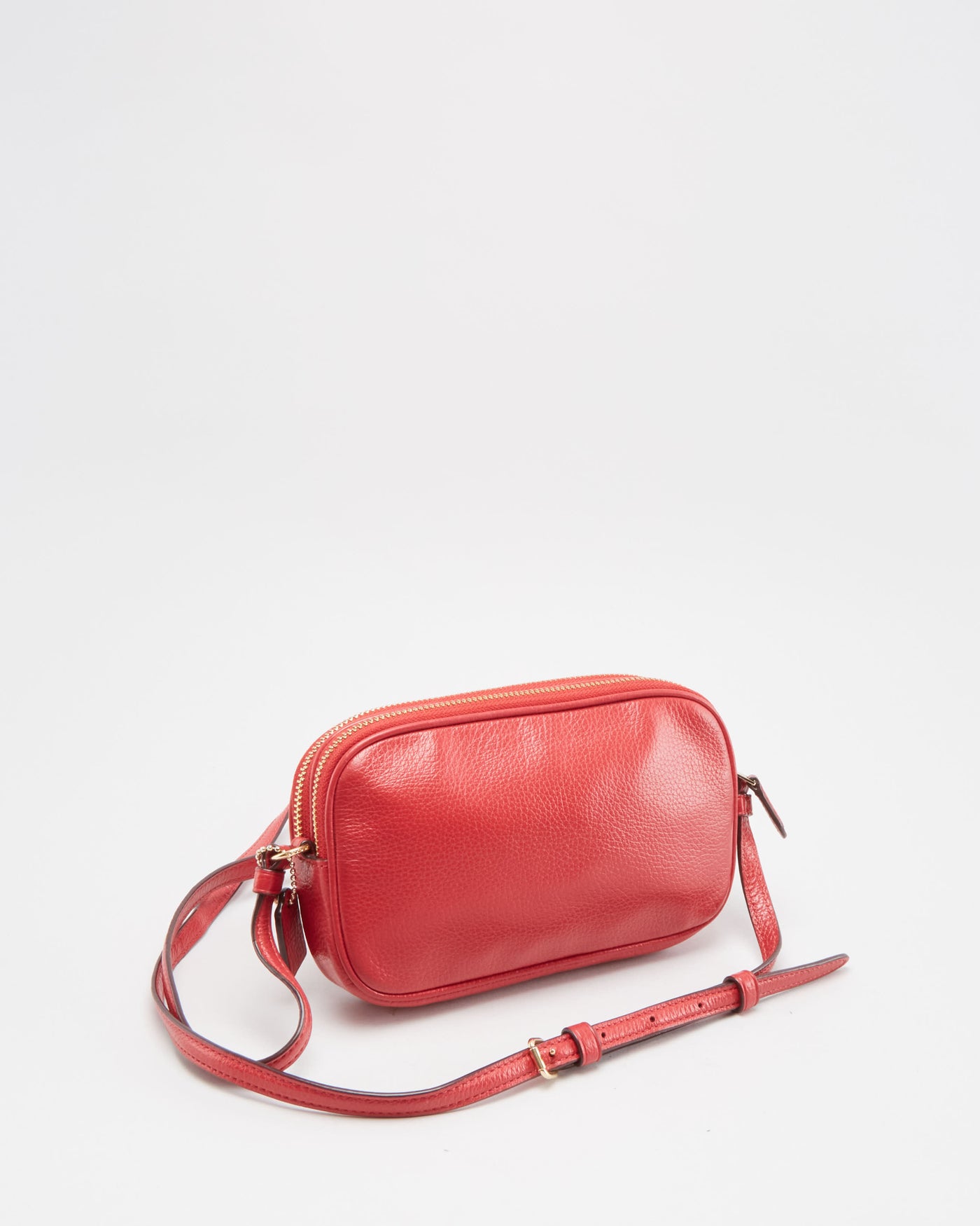 Coach Red Leather Shoulder Bag