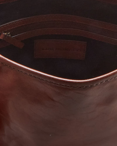 Club Monaco Brown Leather Shoulder Bag