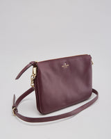 Kate Spade Purple Leather Handbag