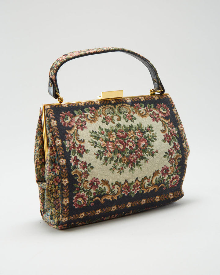 Vintage 60s La Marquise Tapestry Bag - O/S