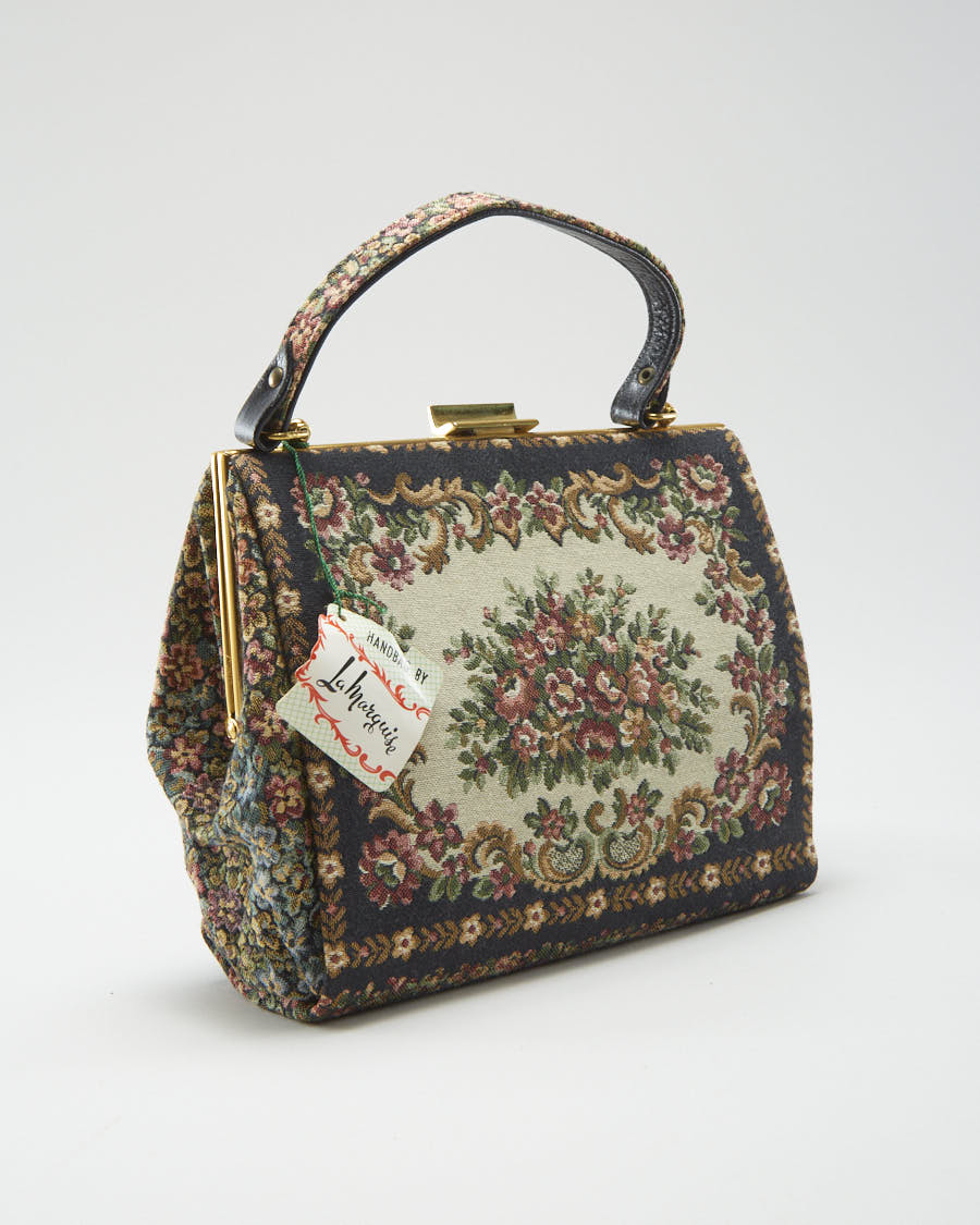 Vintage 60s La Marquise Tapestry Bag - O/S