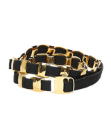 Vintage Salvatore Ferragamo Goldtone chain belt - W28 - W32