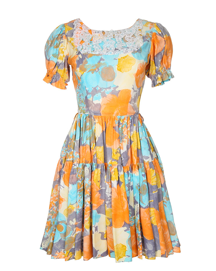 1960s Squaw Western Dress - S