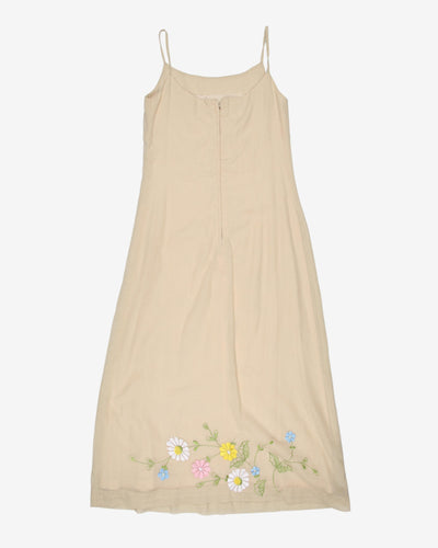 1970's s Philippines embroidered dress - S / M