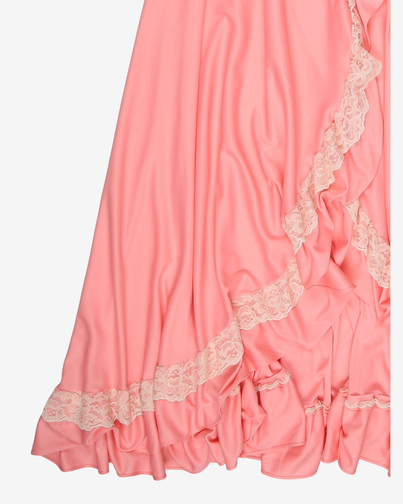 1970's halter neck maxi dress - XS