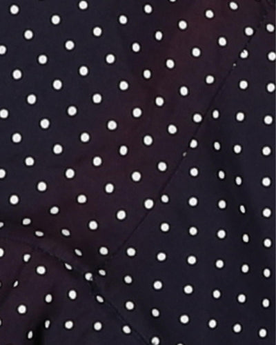 jessica howard purple polka dots short sheath dress - m