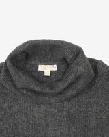 Michael Kors Grey Knitted Roll Neck Dress - XS / S