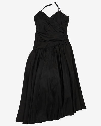 Vintage 90s Black Party Dress - S