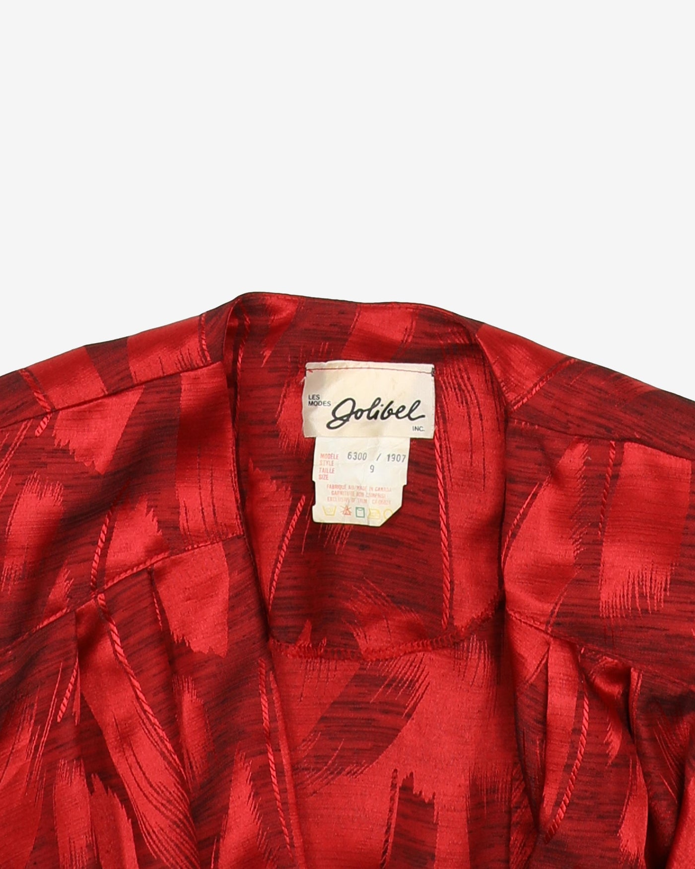 Vintage 90s Red Party Dress - S