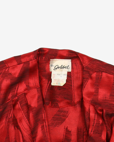 Vintage 90s Red Party Dress - S
